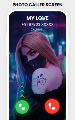 Photo Caller Screen Dialer android App screenshot 4